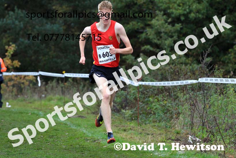 Junior Men, 2022 National Cross Country Relays, Berry Hill Park, Mansfield.  Photo: David T. Hewitson/Sports for All Pics